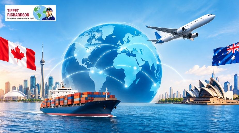 Shipping Household Goods from Canada to Australia